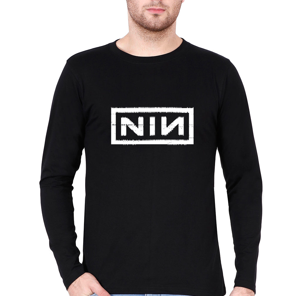 Nine Inch Nails Full Sleeves T-Shirt for Men-Black-Ektarfa.online
