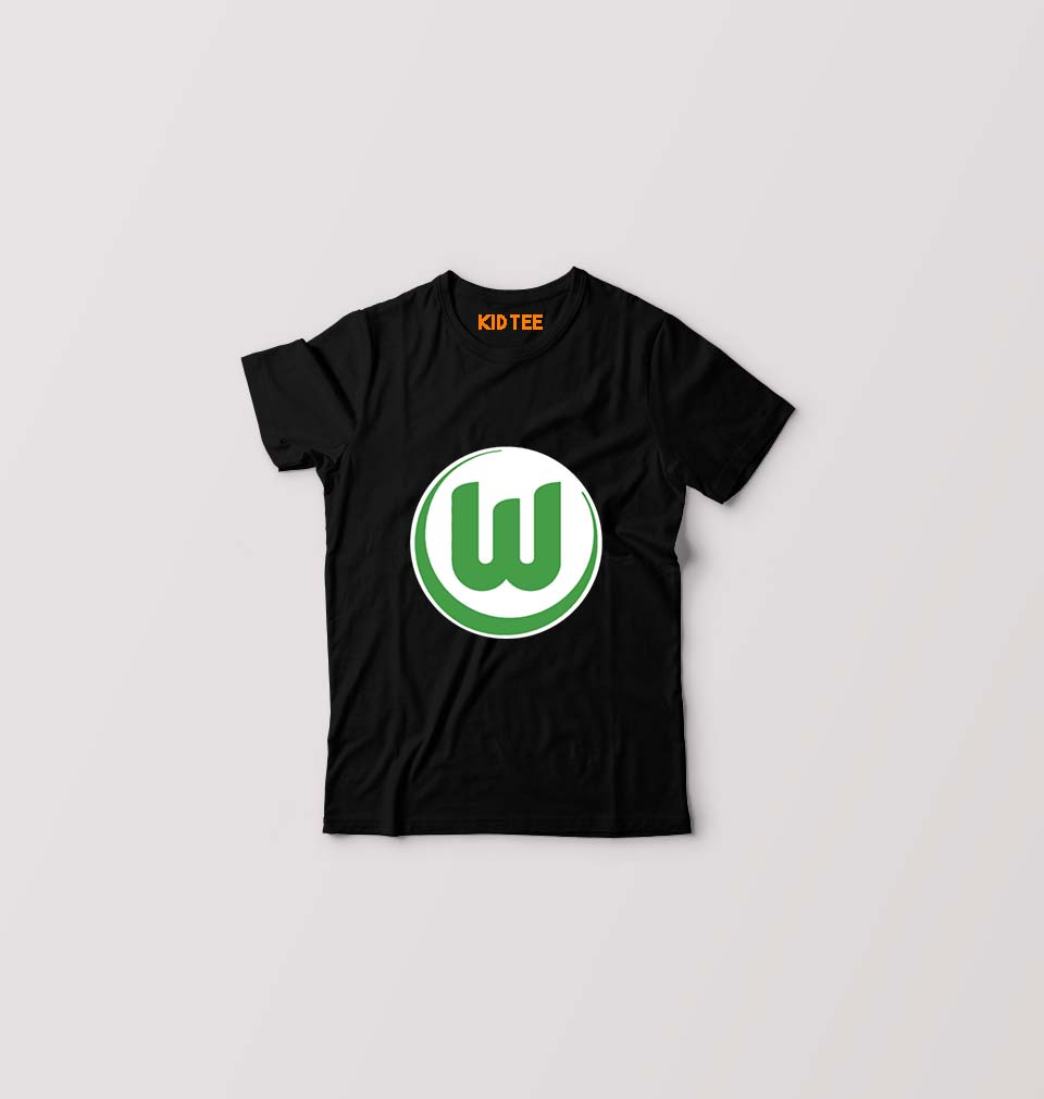 Wolfsburg Kids T-Shirt for Boy/Girl-Black-Ektarfa.online