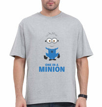 Load image into Gallery viewer, Minion Oversized T-Shirt for Men-Grey-Ektarfa.online
