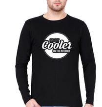 Load image into Gallery viewer, Internet Full Sleeves T-Shirt for Men-Black-Ektarfa.online

