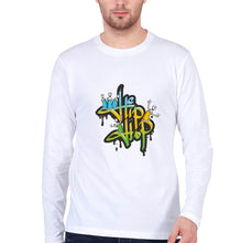 Load image into Gallery viewer, Hip Hop Full Sleeves T-Shirt for Men-White-Ektarfa.online
