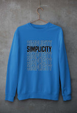 Load image into Gallery viewer, Simplicity Unisex Sweatshirt for Men/Women-S(40 Inches)-Royal Blue-Ektarfa.online
