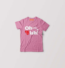 Load image into Gallery viewer, Fish Funny Kids T-Shirt for Boy/Girl-0-1 Year(20 Inches)-Pink-Ektarfa.online
