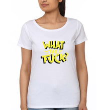 Load image into Gallery viewer, What The Fuck T-Shirt for Women-White-Ektarfa.online
