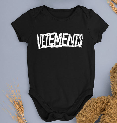 Vetements Kids Romper For Baby Boy/Girl-Black-Ektarfa.online