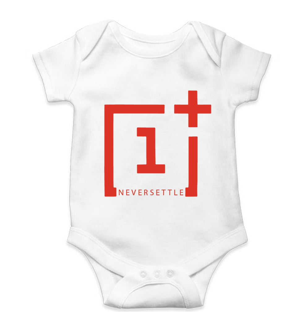 OnePlus Kids Romper For Baby Boy/Girl-White-Ektarfa.online