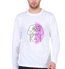 Load image into Gallery viewer, Frida Kahlo Full Sleeves T-Shirt for Men-White-Ektarfa.online
