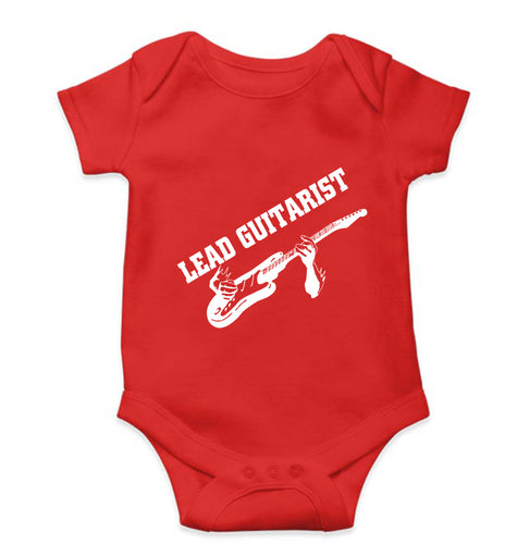 Guitarist Kids Romper For Baby Boy/Girl-0-5 Months(18 Inches)-RED-Ektarfa.online