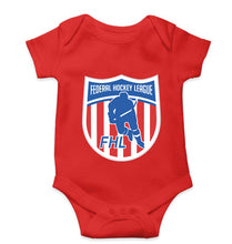 Load image into Gallery viewer, Federal Hockey League Kids Romper For Baby Boy/Girl-0-5 Months(18 Inches)-RED-Ektarfa.online
