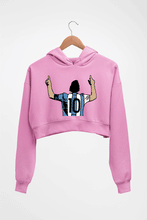 Load image into Gallery viewer, Messi Crop HOODIE FOR WOMEN-Light Baby Pink-Ektarfa.online

