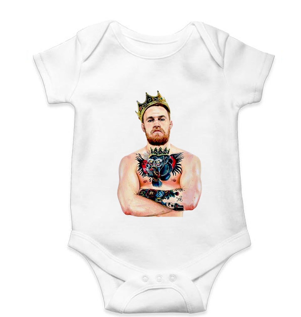 Conor McGregor UFC Kids Romper For Baby Boy/Girl-0-5 Months(18 Inches)-White-Ektarfa.online