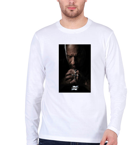 Fast X Vin Diesel Full Sleeves T-Shirt for Men-White-Ektarfa.online