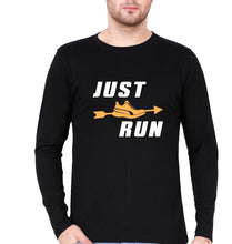 Load image into Gallery viewer, Runner Running Full Sleeves T-Shirt for Men-Black-Ektarfa.online
