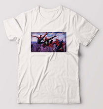 Load image into Gallery viewer, Spiderman Superhero T-Shirt for Men-S(38 Inches)-White-Ektarfa.online

