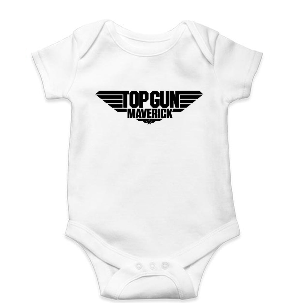 Top Gun Kids Romper For Baby Boy/Girl-White-Ektarfa.online
