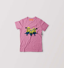 Load image into Gallery viewer, Minion Hurrey Kids T-Shirt for Boy/Girl-Pink-Ektarfa.online
