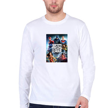 Load image into Gallery viewer, Justice League Full Sleeves T-Shirt for Men-White-Ektarfa.online
