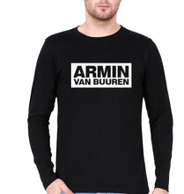 Load image into Gallery viewer, Armin Van Buuren Full Sleeves T-Shirt for Men-Black-Ektarfa.online
