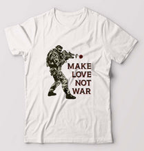 Load image into Gallery viewer, Guns N&#39; Roses Make Love Not War T-Shirt for Men-S(38 Inches)-White-Ektarfa.online
