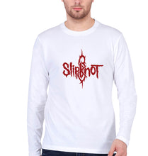 Load image into Gallery viewer, Slipknot Full Sleeves T-Shirt for Men-S(38 Inches)-White-Ektarfa.online
