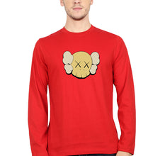 Load image into Gallery viewer, Kaws Full Sleeves T-Shirt for Men-red-Ektarfa.online
