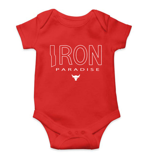 Iron Paradise Kids Romper For Baby Boy/Girl-Red-Ektarfa.online