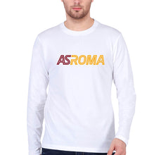Load image into Gallery viewer, A.S. Roma Full Sleeves T-Shirt for Men-White-Ektarfa.online
