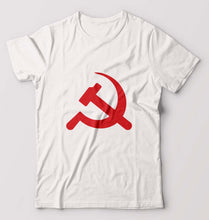 Load image into Gallery viewer, Communist party T-Shirt for Men-S(38 Inches)-White-Ektarfa.online
