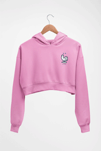 Load image into Gallery viewer, France Football Crop HOODIE FOR WOMEN-Light Baby Pink-Ektarfa.online
