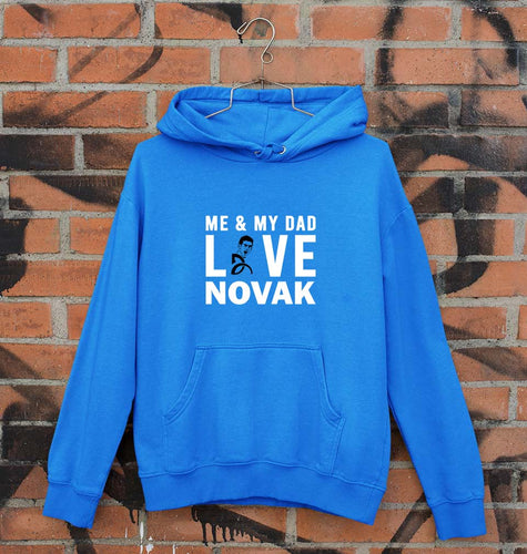 Love Novak Djokovic Tennis Unisex Hoodie for Men/Women-Royal Blue-Ektarfa.online