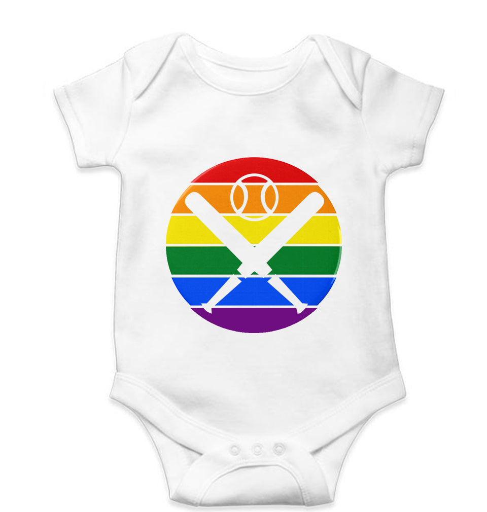 Baseball Kids Romper Kids Romper For Baby Boy/Girl-0-5 Months(18 Inches)-White-Ektarfa.online