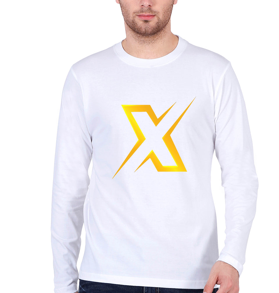 Battlegrounds Mobile India (BGMI) Xspark Esport Full Sleeves T-Shirt for Men-White-Ektarfa.online