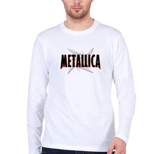 Load image into Gallery viewer, Metallica Full Sleeves T-Shirt for Men-White-Ektarfa.online
