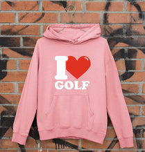 Load image into Gallery viewer, I Love Golf Unisex Hoodie for Men/Women-Light Pink-Ektarfa.online

