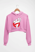 Load image into Gallery viewer, Ghostbusters Crop HOODIE FOR WOMEN-Light Baby Pink-Ektarfa.online
