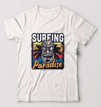 Load image into Gallery viewer, Surfing California Wild T-Shirt for Men-S(38 Inches)-White-Ektarfa.online
