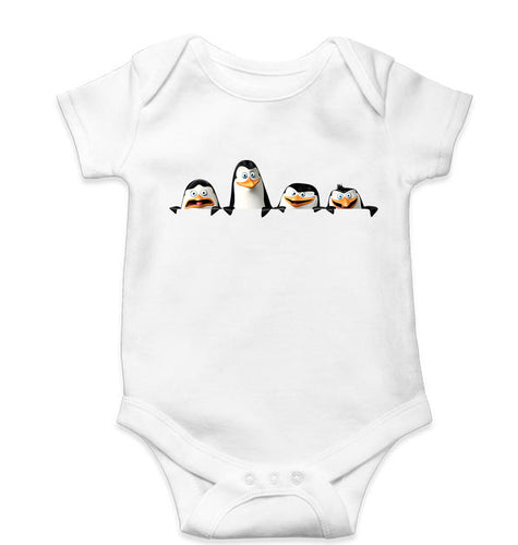 Penguins of Madagascar Kids Romper For Baby Boy/Girl-White-Ektarfa.online