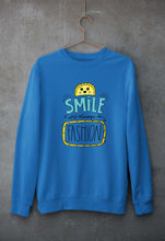 Load image into Gallery viewer, Smile are Always in Fashion Unisex Sweatshirt for Men/Women-S(40 Inches)-Royal Blue-Ektarfa.online
