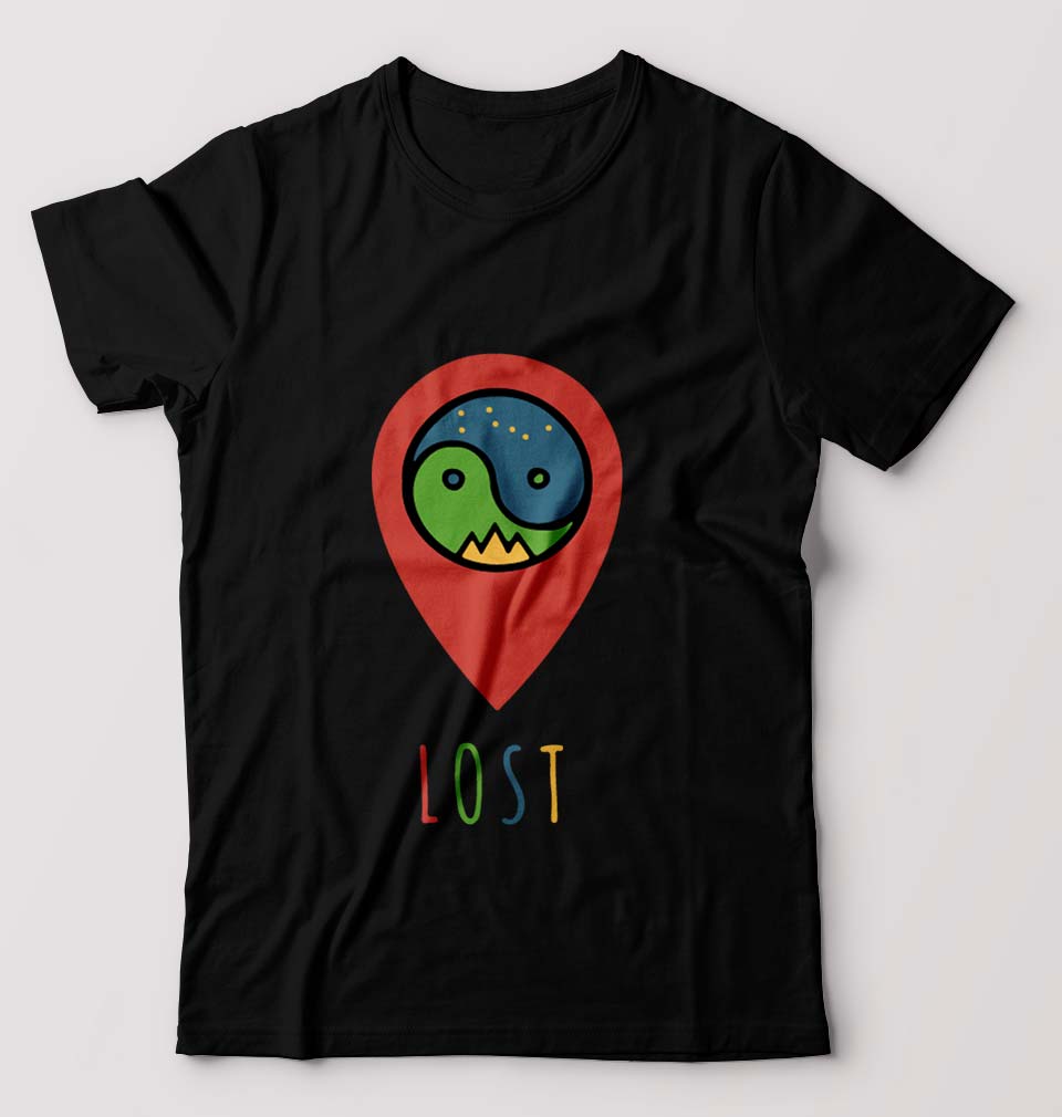 Travel Lost T-Shirt for Men-Black-Ektarfa.online