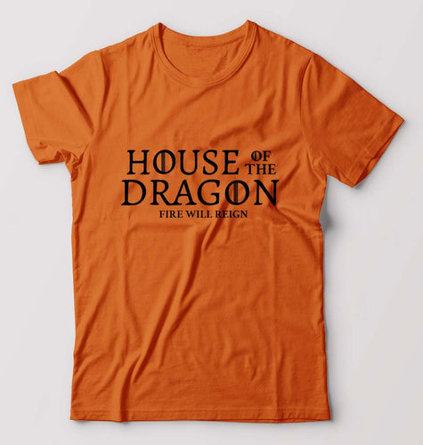House of the Dragon (GOT) T-Shirt for Men-Orange-Ektarfa.online