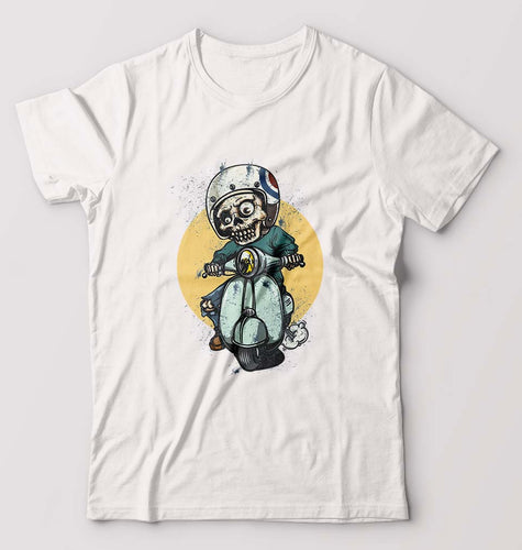 Skull T-Shirt for Men-White-Ektarfa.online
