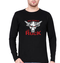 Load image into Gallery viewer, The Rock Full Sleeves T-Shirt for Men-Black-Ektarfa.online
