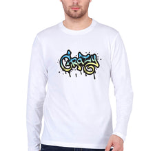 Load image into Gallery viewer, Graffiti Crazy Full Sleeves T-Shirt for Men-White-Ektarfa.online
