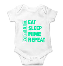 Load image into Gallery viewer, Minecraft Kids Romper For Baby Boy/Girl-0-5 Months(18 Inches)-White-Ektarfa.online
