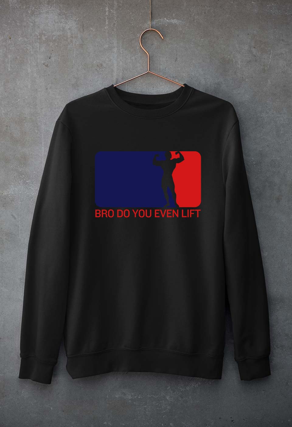 Gym Funny Unisex Sweatshirt for Men/Women-Black-Ektarfa.online