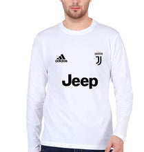 Load image into Gallery viewer, Juventus F.C. 2021-22 Full Sleeves T-Shirt for Men-White-Ektarfa.online
