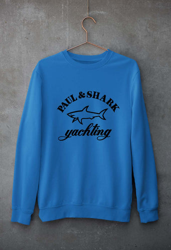 Paul & Shark Unisex Sweatshirt for Men/Women-Royal Blue-Ektarfa.online