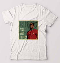 Load image into Gallery viewer, Eusébio T-Shirt for Men-S(38 Inches)-White-Ektarfa.online
