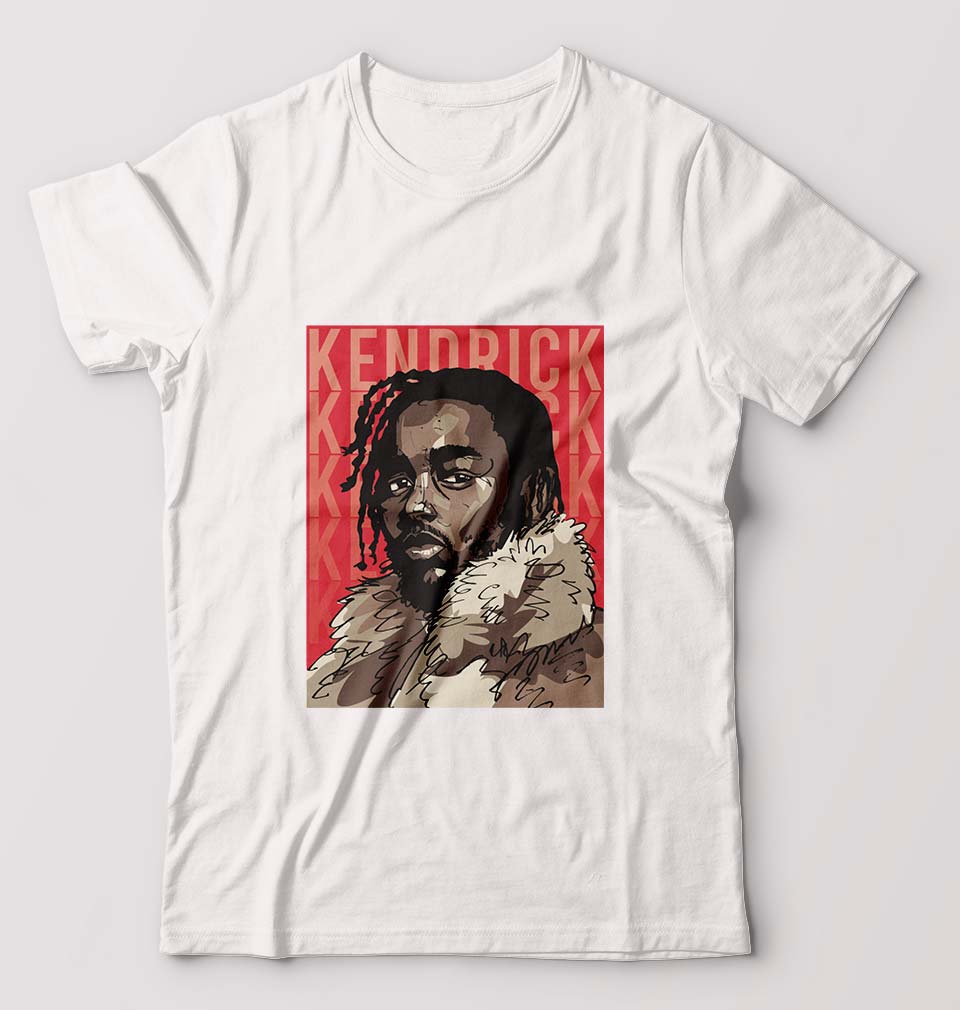 Kendrick Lamar T-Shirt for Men-S(38 Inches)-White-Ektarfa.online