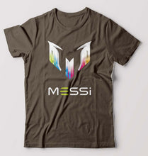 Load image into Gallery viewer, Messi T-Shirt for Men-S(38 Inches)-Olive Green-Ektarfa.online
